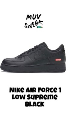 Nike Air Force 1 Low Supreme Black 38