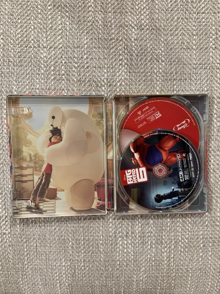 Disney BIG HERO 6 (4K UHD Blu-ray/Blu-ray) Best Buy Steelbook - No digital - Image 3 of 3