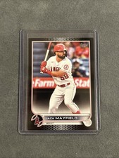 JACK MAYFIELD /71 TOPPS BLACK BORDER PARALLEL LOS ANGELES ANGELS #614 2022 22