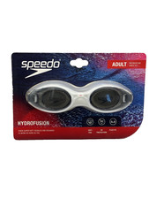 Speedo Adult Goggles Hydrofusion Flex Fit UV Protection Anti Fog Lenses New