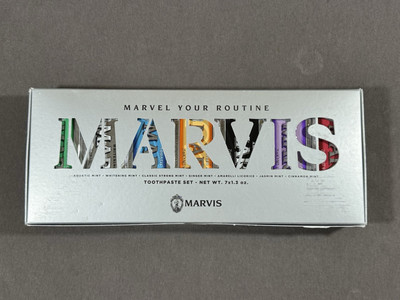 Marvis Toothpaste Flavor Collection Gift Set - Pack of 7 Individual Tubes/Flavor