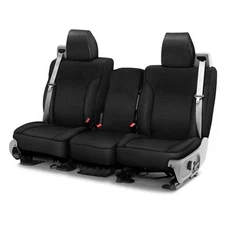 For Dodge Ram 2500 02 Saddleman Leatherette 1st Row Black Custom Seat Covers