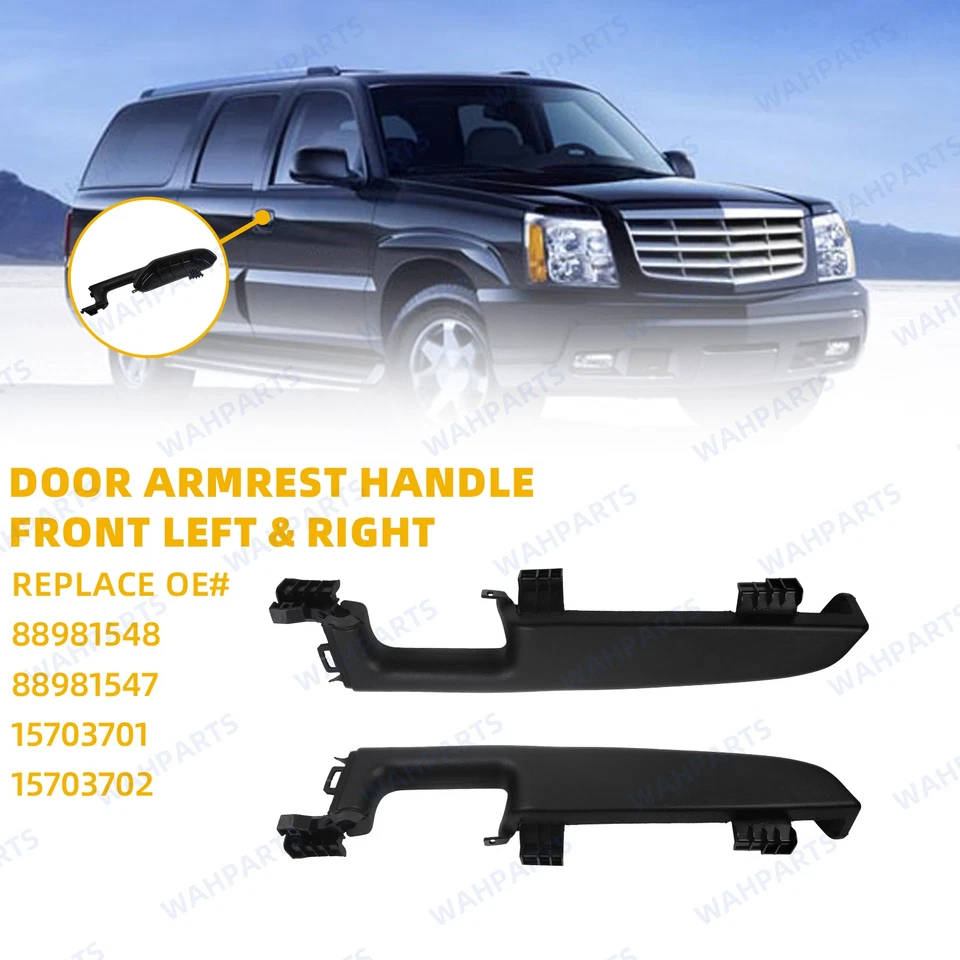 Pair For 1999-2006 Select Chevrolet GMC Front Left & Right Door Armrest Handle Foto 2 de 4