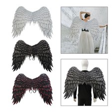 Halloween Large 3D Angel Devil Wing Adult Kid Feather Cosplay Costume Props