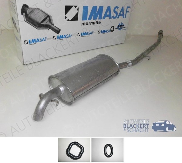 Imasaf ESD Auspuff Endtopf für BMW 3Er E36 Limo/Touring 318 Tds-image