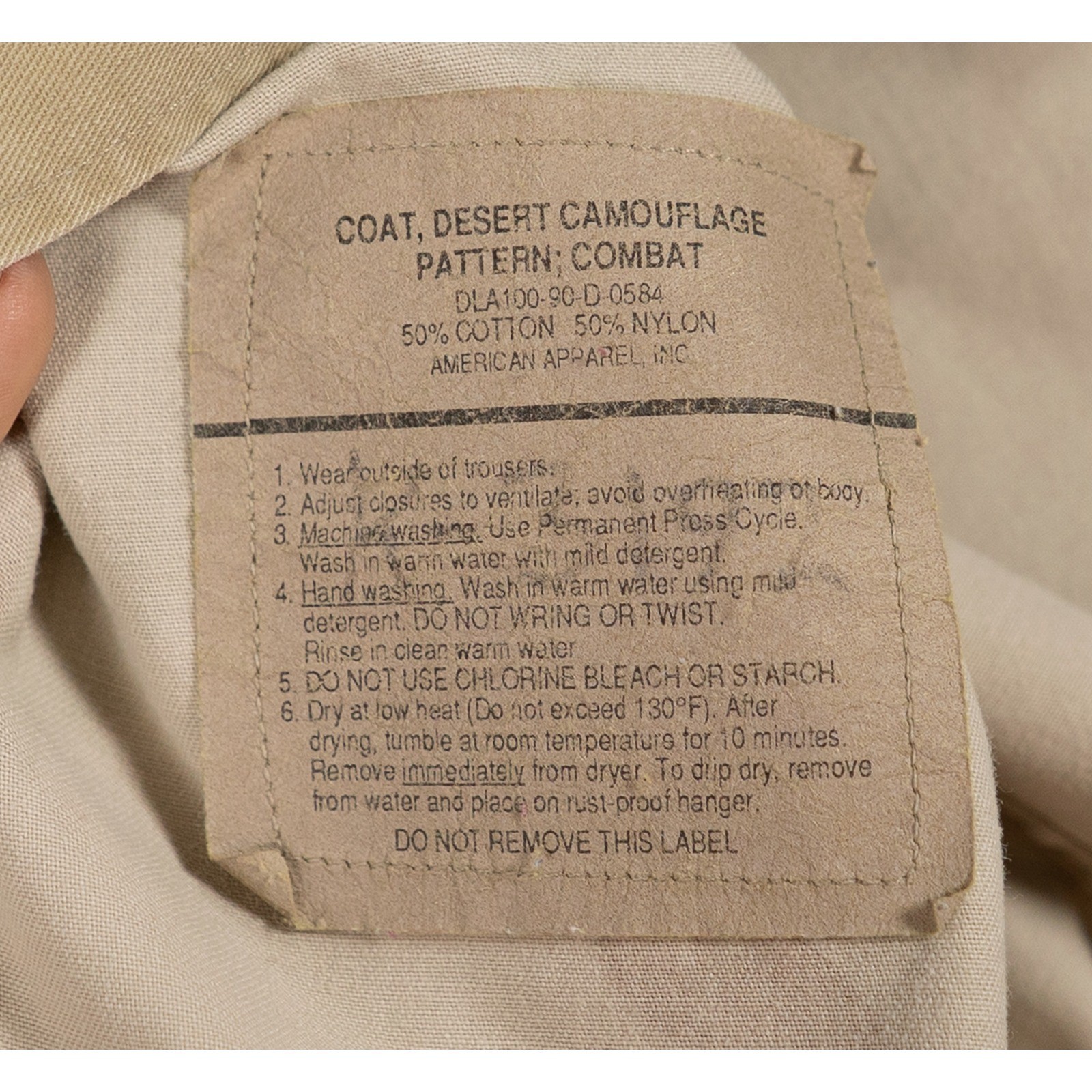 American Apparel Mens Desert Camo Combat Coat 3 Color Jacket Medium Regular image 10