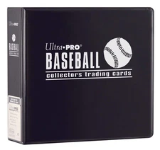 Ultra PRO 3 Inch Baseball Trading Card Premium Album For Standard 3 Hole Pages