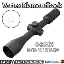 Vortex Diamondback Tactical 6-24x50 FFP EBR-2C MRAD 30mm Tube Scope DBK-10029