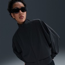 Women's Nike 24.7 Perfect stretch Dri-FIT Oversized Full-Zip Windbreaker black