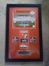 Boston Red Sox 2013 World Championship Plaque.