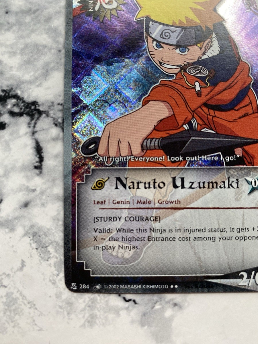 NARUTOカード Naruto Uzumaki NRZ06-SR-115L2 Official Naruto Kayou Trading