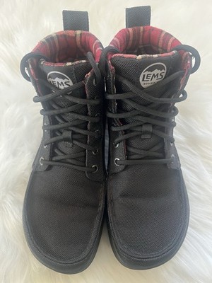 Black Lems Boulder Vegan Womens Boots, 7.5