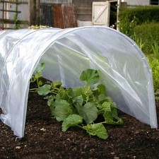 POLY TUNNEL CLOCHE MINI GREENHOUSE GARDEN GROW PROTECT PLANT 1.5M X 45 X 42cm