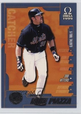 1999 Pacific Omega 5-Tool Talents Mike Piazza #22 HOF 9hx