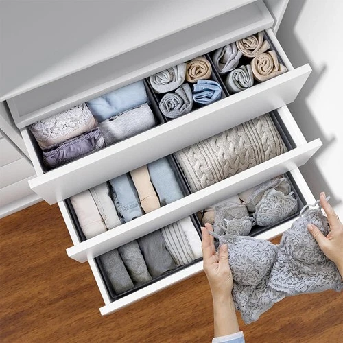 Set of 8 Foldable Fabric Storage Boxes, photo 4