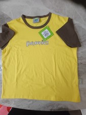 Brownies short sleeved t-shirt Size 30 (75cm). Yellow/Brown
