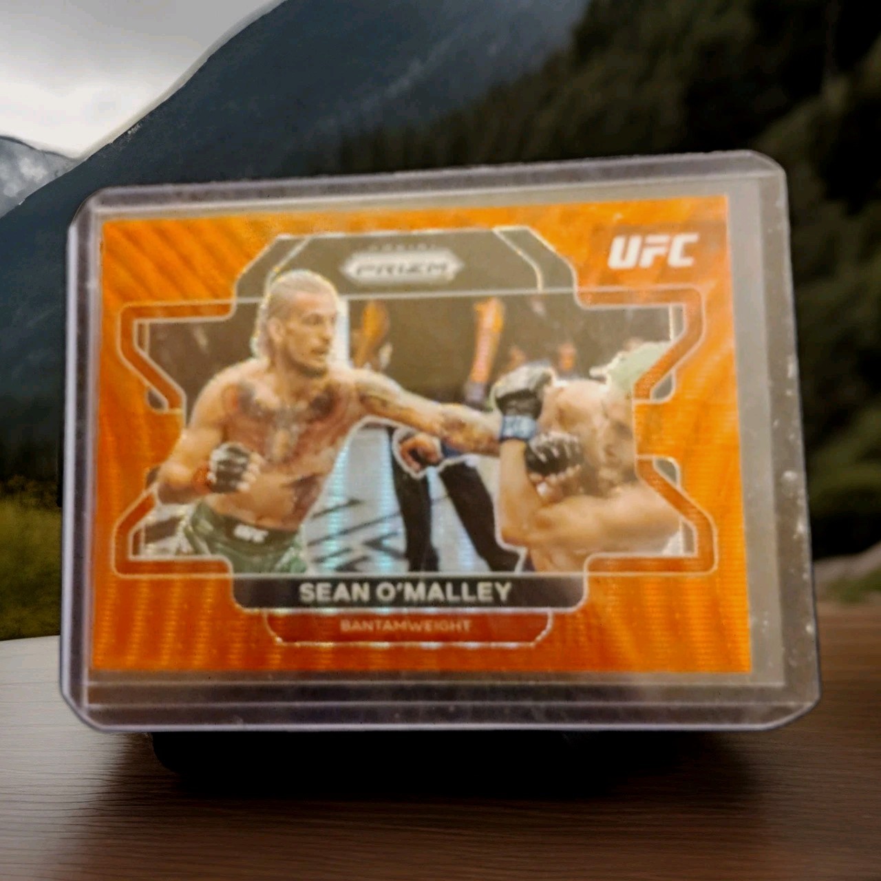 2022 Panini Prizm UFC - Sean O'Malley #60 Ruby Wave Prizm