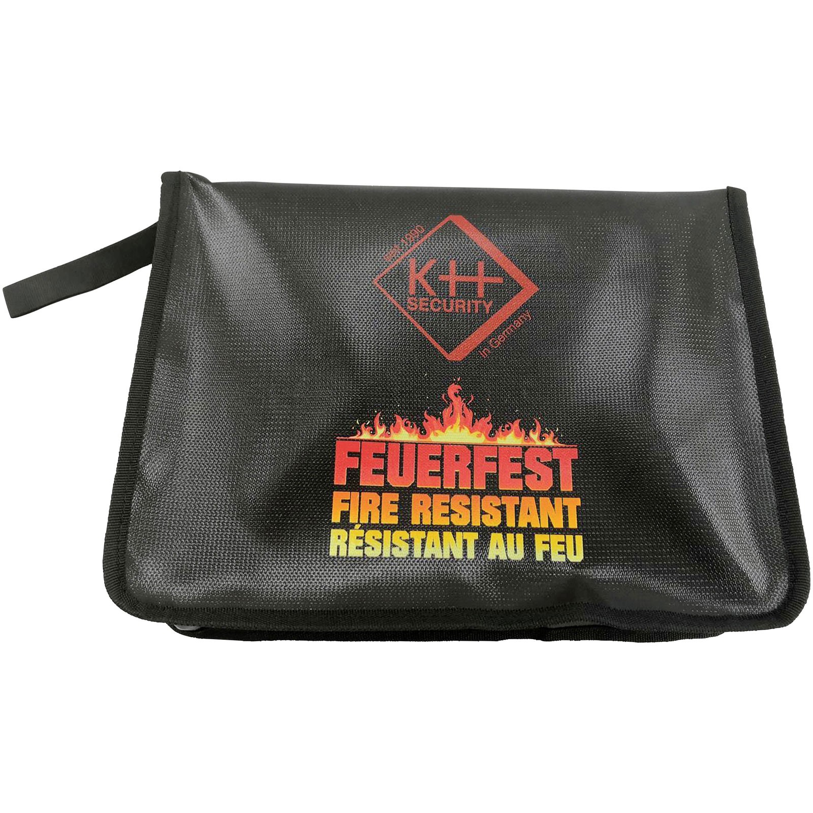 KH-security Fireproof Briefcase 13 Compartments Heat-Resistant Fibreglass