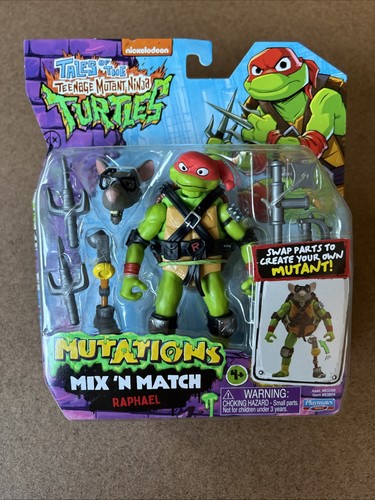 TMNT Mutations Mix 'N Match Raphael - Teenage Mutant Ninja Turtles Figure NEW - Picture 11 of 11