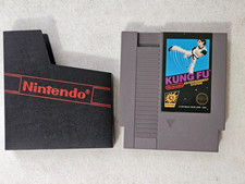ORIGINAL NINTENDO NES KUNG FU GAME CARTRIDGE & SLEEVE TESTED 5 SCREW