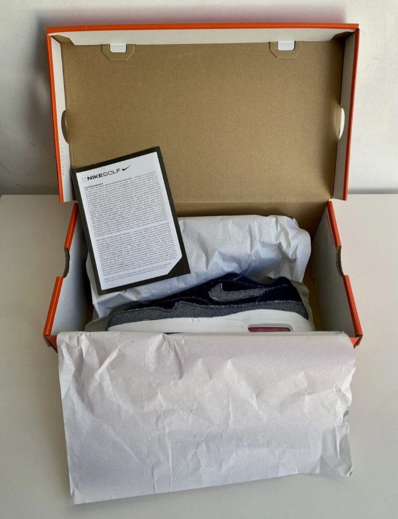 2017 Nike Air Max 1 Golf NRG &lsquo;No Denim Allowed&rsquo; Shoe (Bl