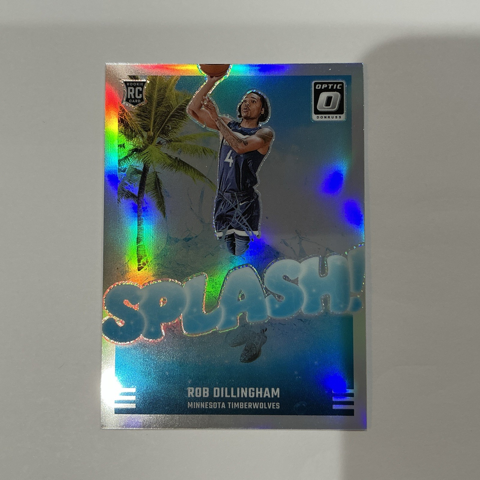 2024-25 Panini Donruss Optic - Splash! Rob Dillingham #8 Holo Prizm (RC)