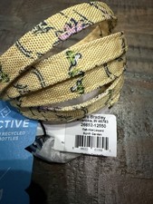 Vera Bradley Sunlit Garden Yellow Floral NWT THIN Lanyard 029