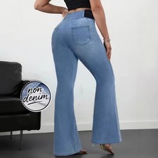 Womens Elastic Waist Slim-Fit Pants Womens Ap...
