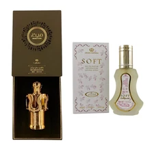 (Bundle Pack) Lattafa Maitha 20ml Oil + Al Rehab Soft 35ml Perfume Spray