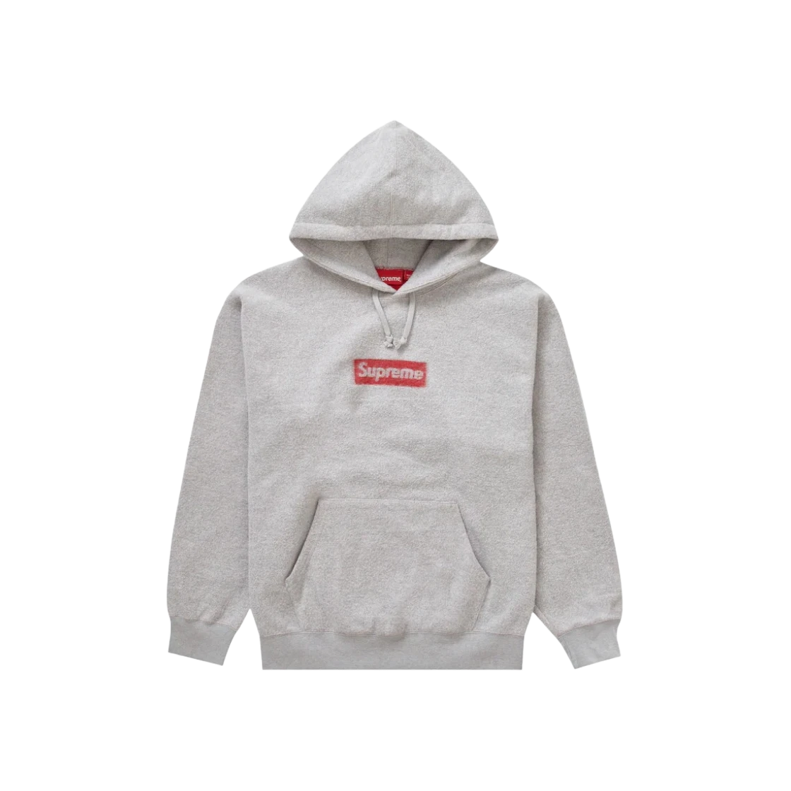 Sweat à capuche Supreme Inside Out Box Logo gris bruyère   23SS