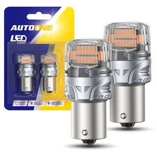 AUTOONE 1156 LED Amber Turn Signal Light Bulb Error Free Anti Hyper Flash BRS EJ