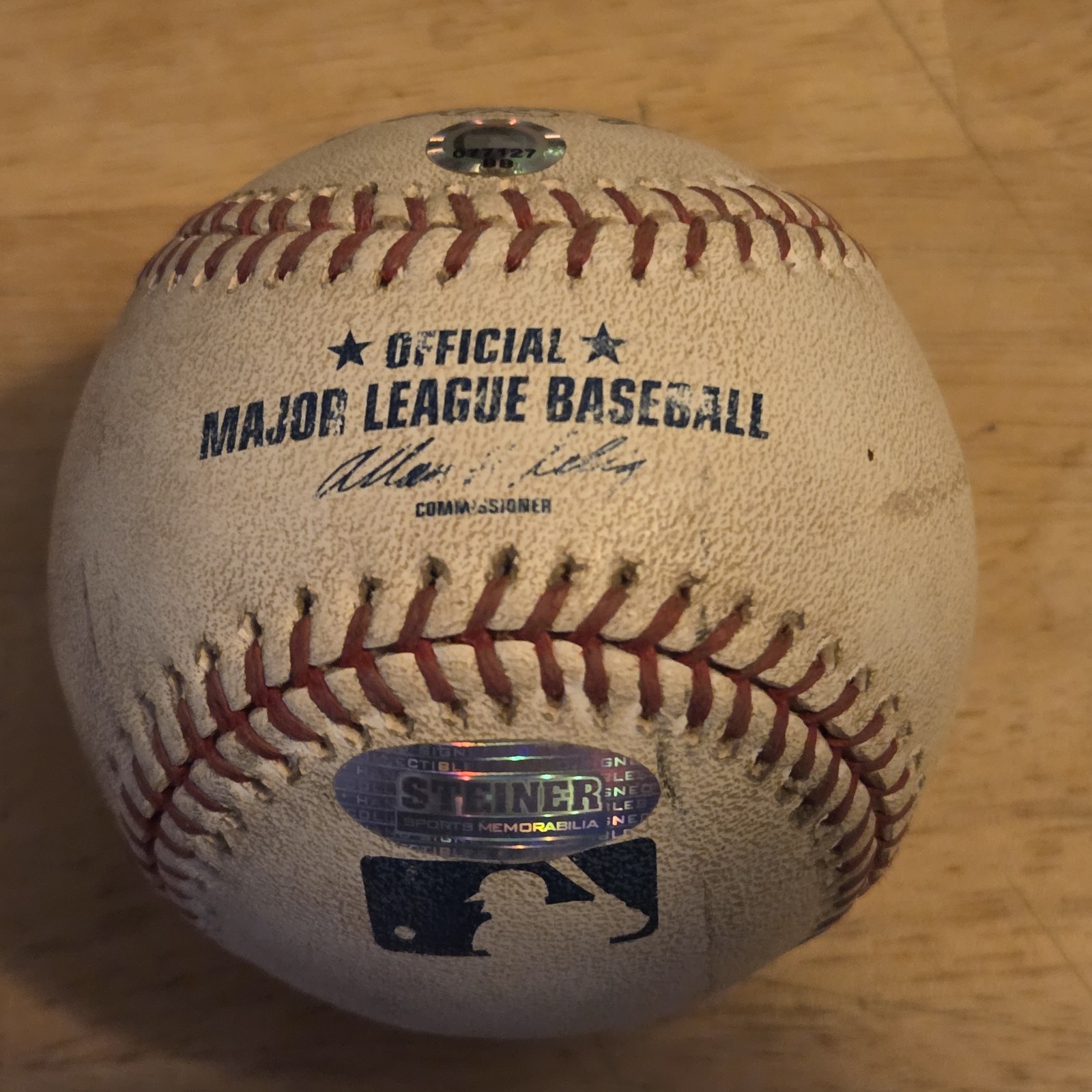 Johnny Damon Auto'd Game Used Baseball 5-9-06 Steiner LOA/COA & MLB Holo view 6