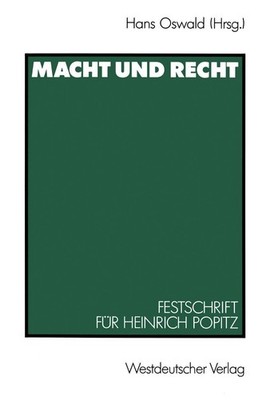 Macht und Recht Hans Oswald