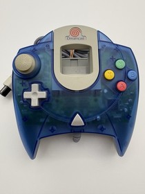 SEGA Dreamcast Controller - Ocean Clear BLUE Atomic HKT-7700 - Tested OEM