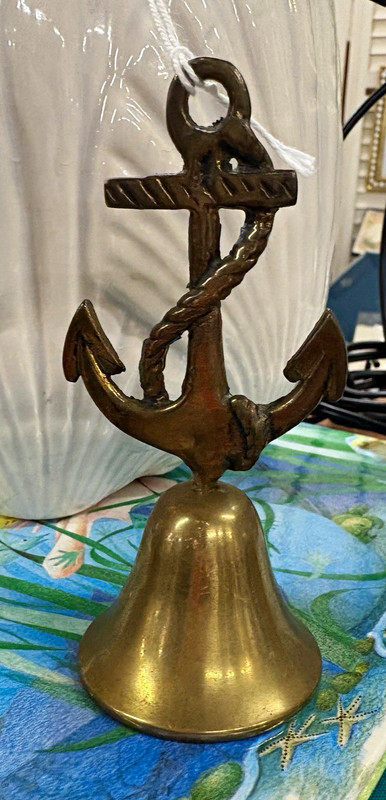Brass Nautical Anchor Handle Bell