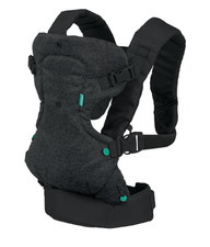 Infantino Flip 4-in-1 Adjustable Baby  Toddler Carrier for 8-32 lbs, Black