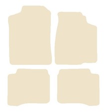 Fits Mazda 323F 1994-1998 Beige Luxury Velour Tailored Car Mats Hitech