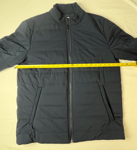 Nordstrom Puffer Navy Blue Jacket Women's Size M - Picture 10 of 14