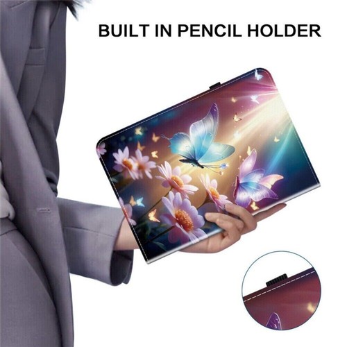 Painted Leather Case Shockproof Cover For iPad 56/7/8/9/10/11th Gen Air Pro 2025 - Picture 82 of 132