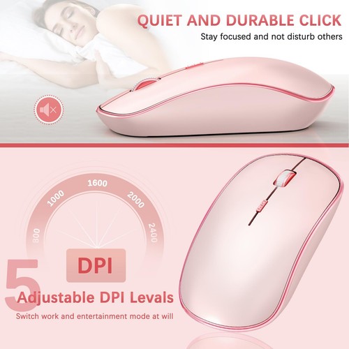 Wireless Keyboard and Mouse2.4G Full Size and Portable Wireless Keyboard with... - Picture 4 of 7
