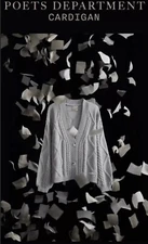 Taylor Swift SIZE XL / XXL OFFICIAL Tortured Poets Department Cardigan TTPD