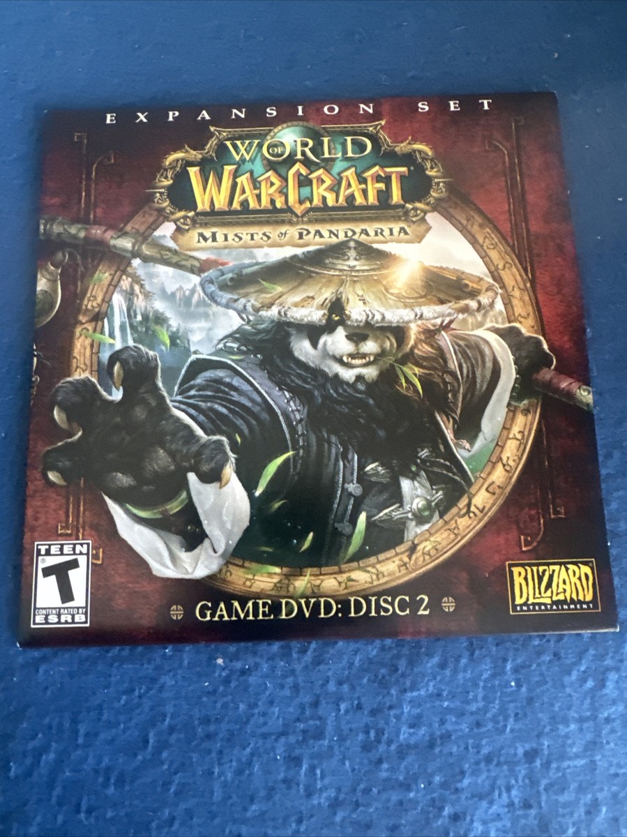 WORLD OF WARCRAFT MISTS OF PANDARIA PC CD-ROM GAME EXPANSION SET
