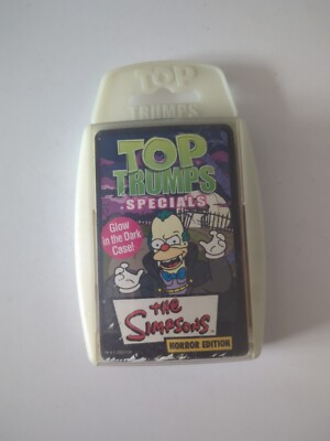 Top Trumps Specials The Simpsons Horror Edition Glow In The Dark Case 2003
