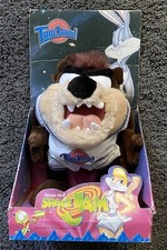 Vintage Warner Bros Tasmanian Devil Taz 1996 Space Jam Tune Squad 11" Plush New
