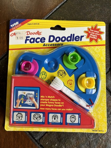 Vintage Tyco Magna Doodle Accessory set NOS Doodle Tool & Face Doodler 1996 - Picture 4 of 7