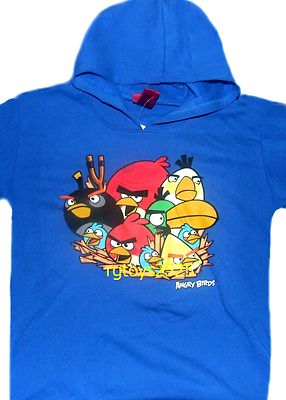 Angry Birds Pullover Hoodie 14-16 XL 18 XXL New childs Sweatshirt