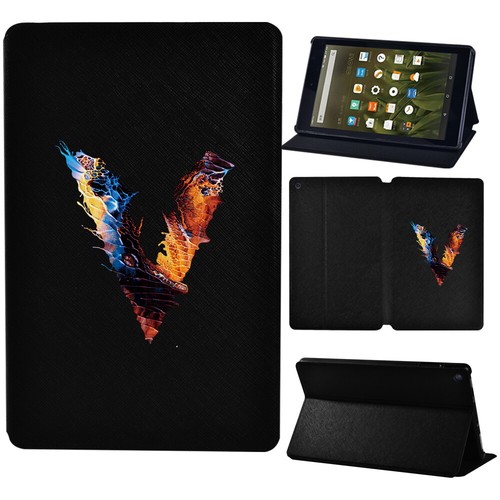 Painting Leather tablet Stand Cover Case For Amazon Fire 7/HD 8/8 Plus/HD 10+Pen - Picture 31 of 35