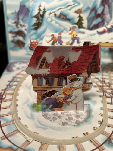 1985 Little Choo Choo’s Runaway Adventure Rare Pop Up Book W/ Tomy Wind Up Train - Picture 7 of 22
