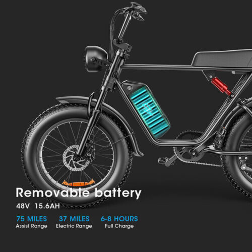 20" Electric bicycle 2000W Dual Motor 48V 23Ah Mountain bike MTB Off-road E-Bike - Picture 7 of 24