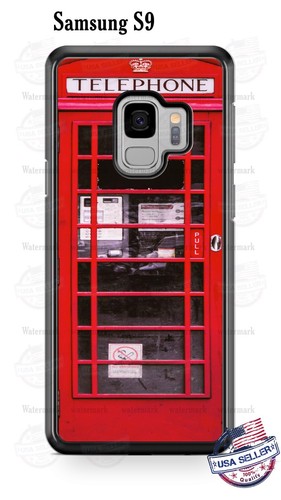 British Red Telephone Booth Phone Case for iPhone 16 Samsung s25 Google Moto 5g - 第 2/5 張圖片